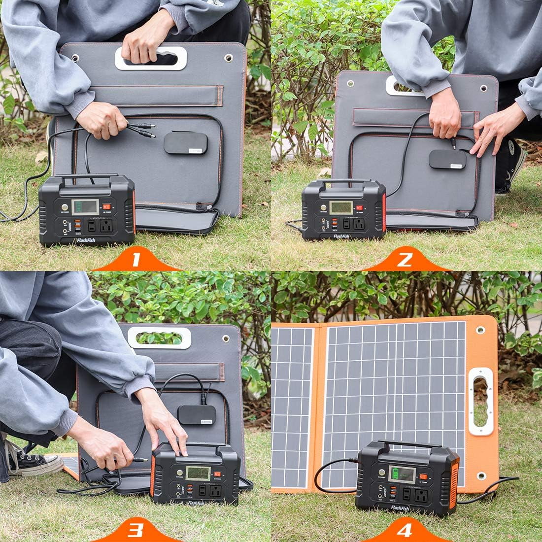 Power Your Adventures: 200W Solar Generator with Included 60W Waterproof Solar Panel - Perfect Emergency Backup Supply