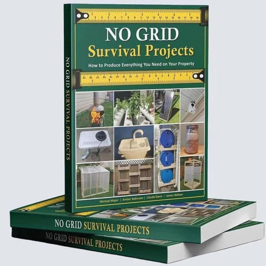 No Grid Survival Projects - Produce Everything on Your Property - A5 Size